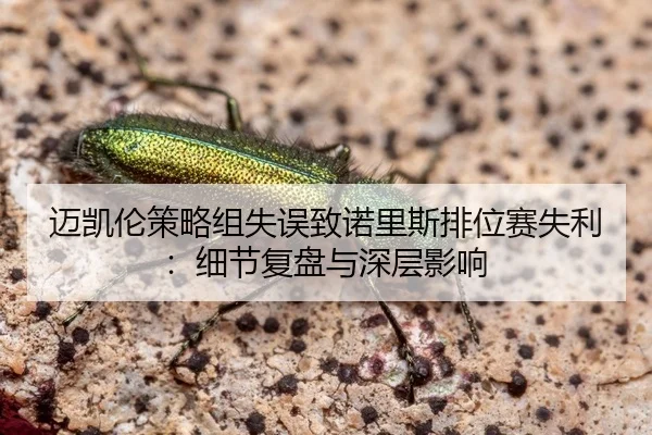 迈凯伦策略组失误致诺里斯排位赛失利：细节复盘与深层影响